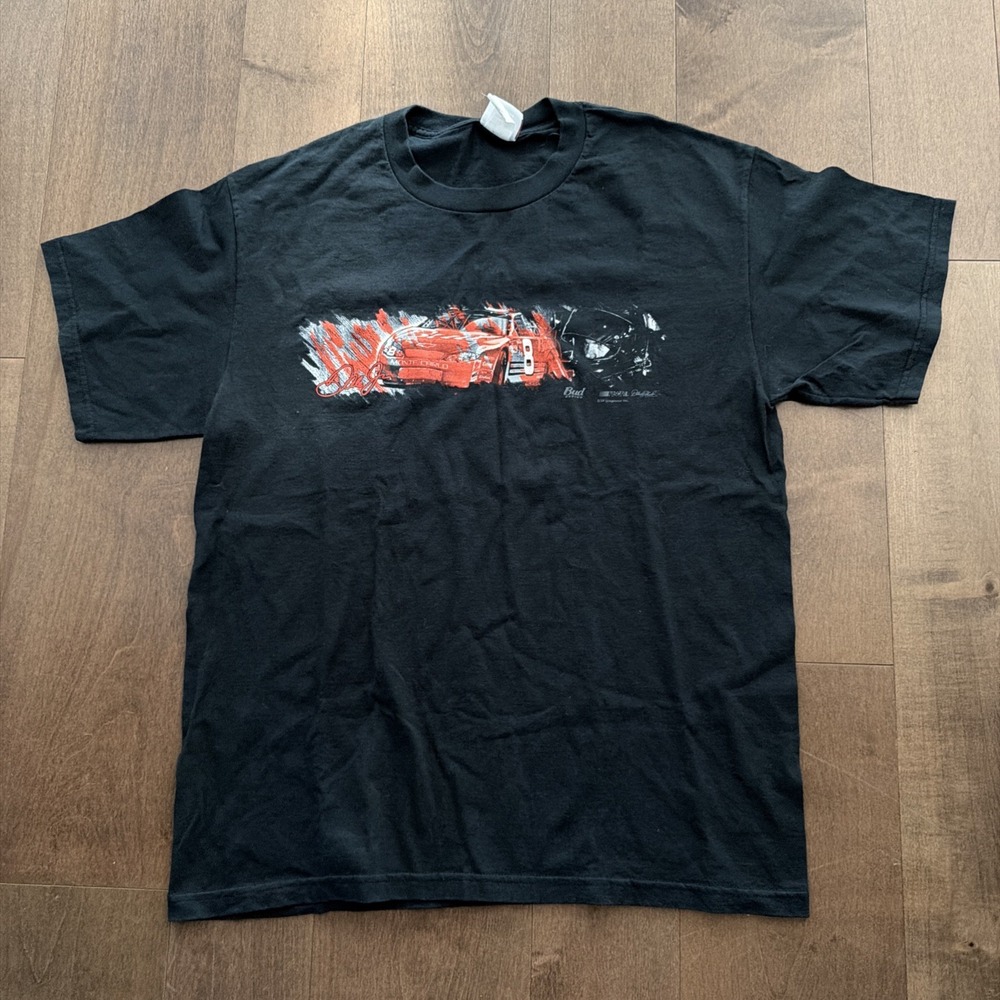 Vintage Dale Earnhardt Jr #8 NASCAR Chase Authentics T-Shirt Large Black